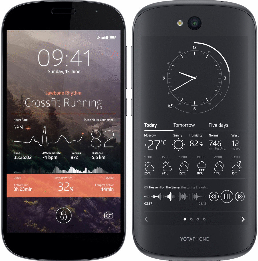 Yota YotaPhone 2 32GB schwarz Yota YotaPhone 2 32GB schwarz