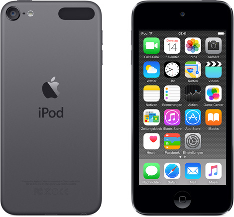Vorschaubild von Apple iPod touch 6G 16GB space grau Vorschaubild von Apple iPod touch 6G 16GB space grau