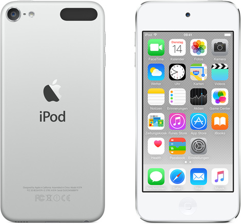 Vorschaubild von Apple iPod touch 6G 16GB silber Vorschaubild von Apple iPod touch 6G 16GB silber