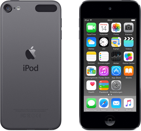 Vorschaubild von Apple iPod touch 6G 64GB space grau Vorschaubild von Apple iPod touch 6G 64GB space grau