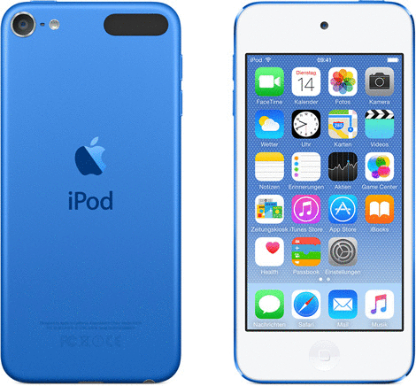 Vorschaubild von Apple iPod touch 6G 32GB blau Vorschaubild von Apple iPod touch 6G 32GB blau