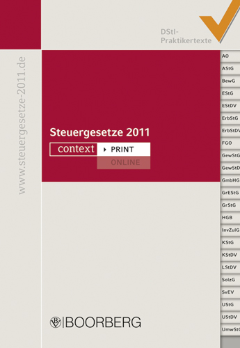 Steuergesetze 2011: DStI-Praktikertexte - DStI