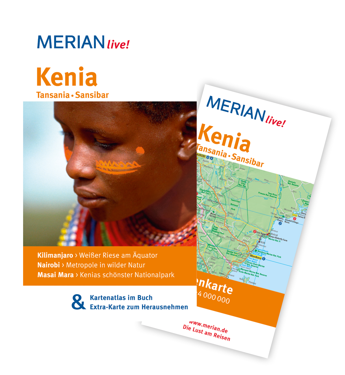 Kenia Tansania Sansibar: MERIAN live! - Mit Kartenatlas im Buch und Extra-Karte zum Herausnehmen: Kilimanjaro: Weißer Riese am Äquator. Nairobi: ... Masai Mara: Kenias schönster Nationalpark - Marc Engelhardt