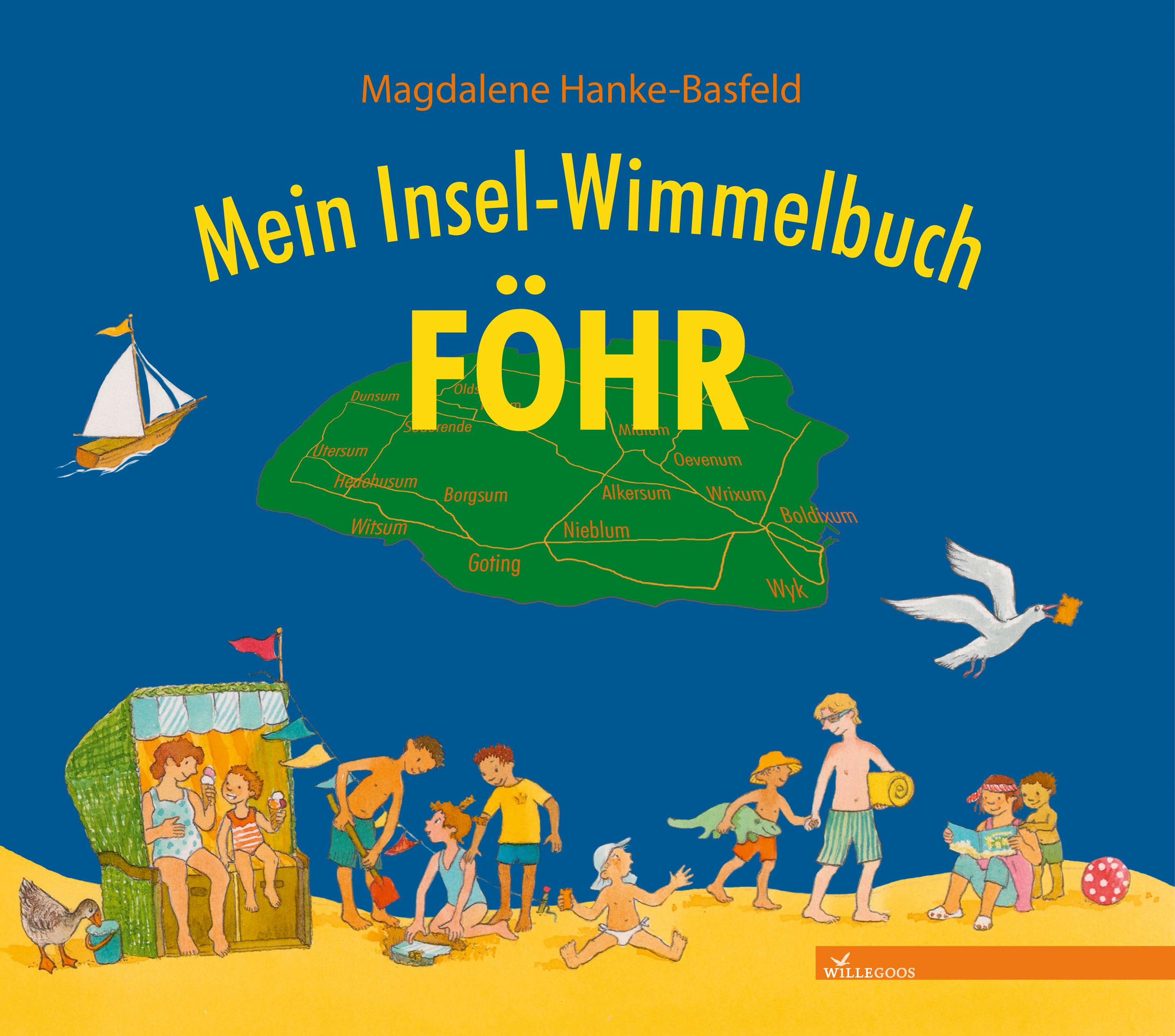 Mein Insel-Wimmelbuch Föhr - Magdalene Hanke-Basfeld (Illustration)