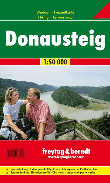 Freytag Berndt Wanderkarten, GPDST, Donausteig - Maßstab 1:50 000: Wander- und Freizeitkarte - Freytag-Berndt und Artaria KG