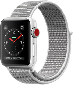 Apple Watch Series 3 38 Mm Aluminium Zilver Met Geweven Sportbandje Grijs Wifi Cellular huismerk kopen in de aanbieding Apple Watch Series 3 38 Mm Aluminium Zilver Met Geweven Sportbandje Grijs Wifi Cellular huismerk kopen in de aanbieding